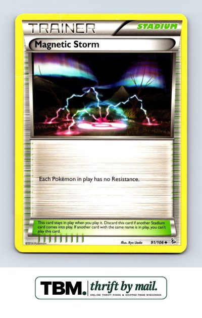 2014 Pokemon XY - Flashfire #91/106 Magnetic Storm