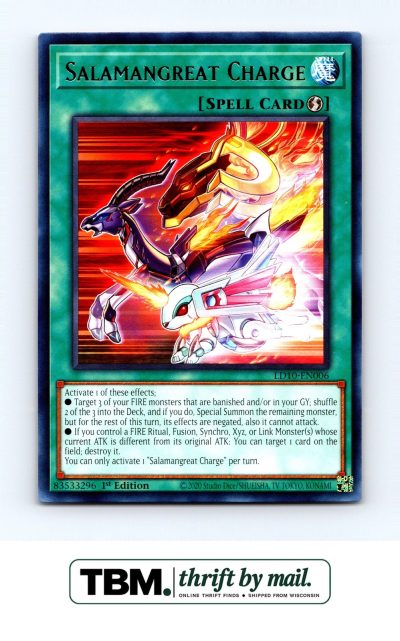 2023 Yugioh #LD10-EN006 Salamangreat Charge