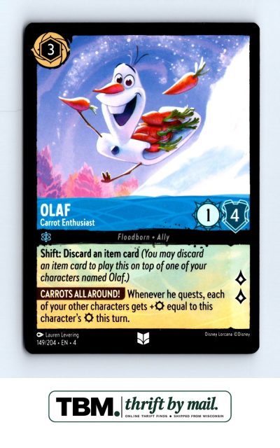 2024 Disney Lorcana Ursula's Return #149/204 Olaf