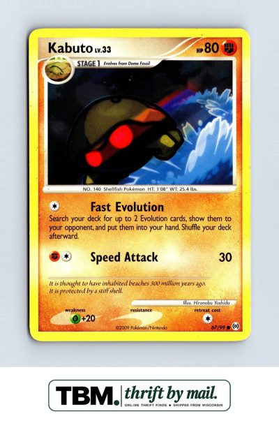2009 Pokemon Arceus #67/99 Kabuto