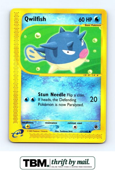 2002 Pokemon Expedition #127/165 Qwilfish