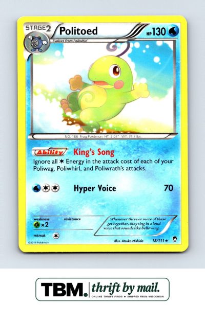 2014 Pokemon XY - Furious Fists #18/111 Politoed