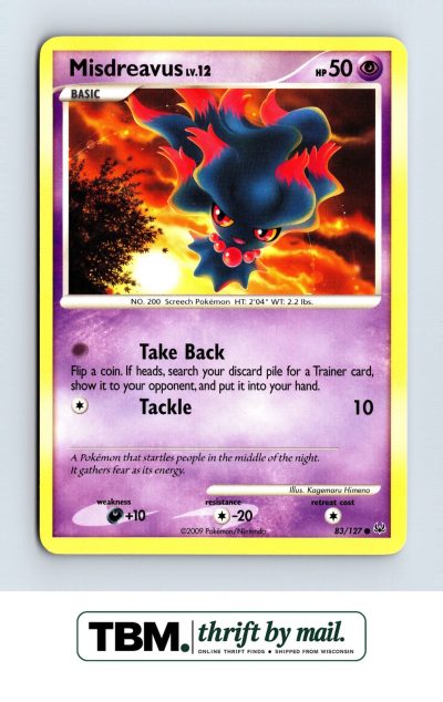 2009 Pokemon Platinum #83/127 Misdreavus
