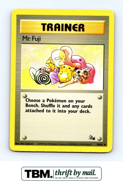 1999 Pokemon Fossil #58/62 Mr. Fuji
