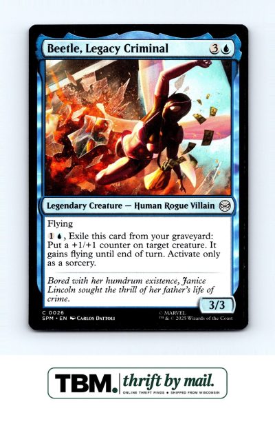 2025 Magic the Gathering Marvel's Spider-Man #26 Beetle, Legacy Criminal