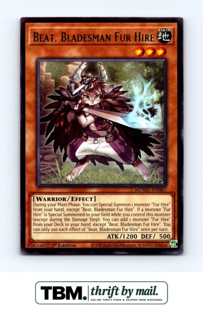 2026 Yugioh #MZMU-EN087 Beat, Bladesman Fur Hire