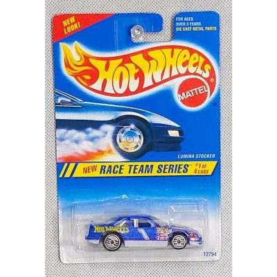 Vintage 1994 Hot Wheels Race Team Series #275 Lumina Stocker Die-Cast Car Carded