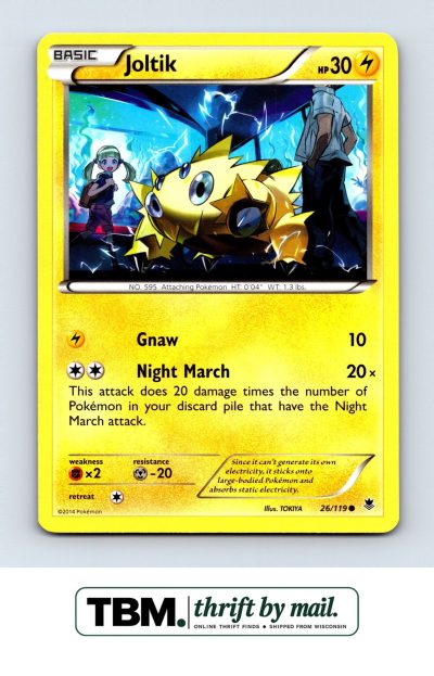 2014 Pokemon XY - Phantom Forces #26/119 Joltik