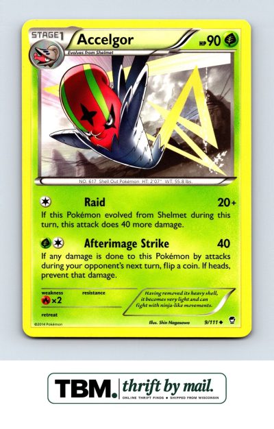 2014 Pokemon XY - Furious Fists #9/111 Accelgor