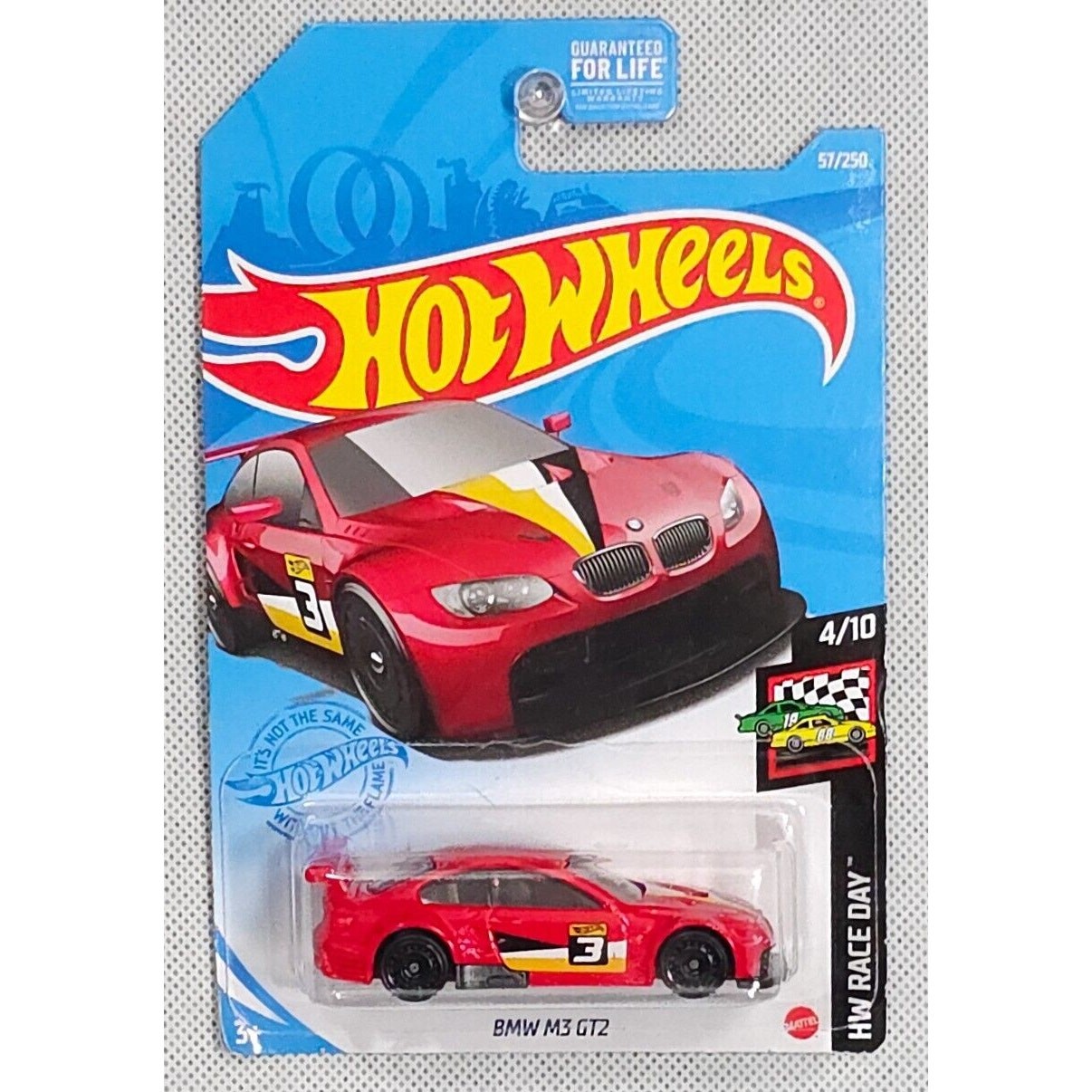 Hot Wheels BMW M3 GT2 2021 HW Race Day Red Diecast Car #57/250