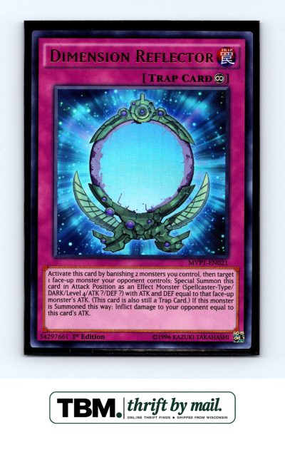 2016 Yugioh #MVP1-EN021 Dimension Reflector Foil