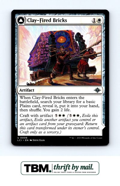 2023 Magic the Gathering The Lost Caverns of Ixalan #6 Clay-Fired Bricks