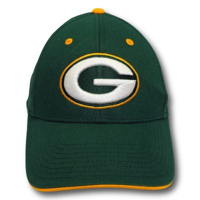 Vintage NFL Team Apparel Green Bay Packers Snapback Hat OSFA Green Gold