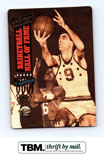 1993 Topps Action Packed Hall of Fame #31 Bob Pettit St. Louis Hawks