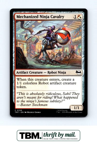 2026 Magic the Gathering Teenage Mutant Ninja Turtles #156 Mechanized Cavalry