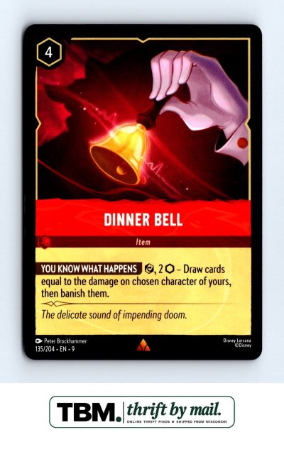 2025 Disney Lorcana Fabled #135/204 Dinner Bell