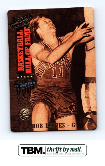 1993 Topps Action Packed Hall of Fame #25 Bob Davies Rochester Royals