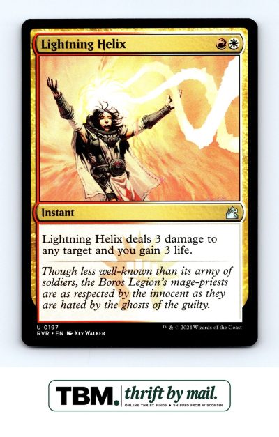 2024 Magic the Gathering Ravnica Remastered #197 Lightning Helix