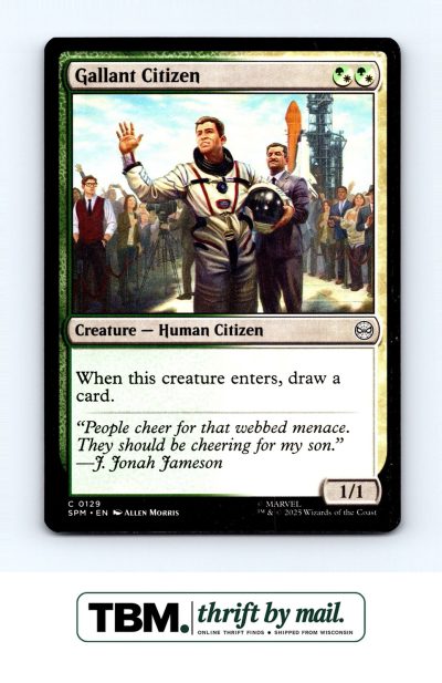 2025 Magic the Gathering Marvel's Spider-Man #129 Gallant Citizen