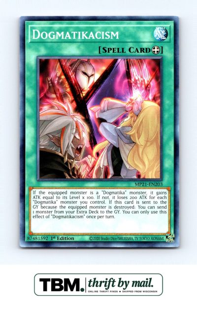 2021 Yugioh #MP21-EN203 Dogmatikacism
