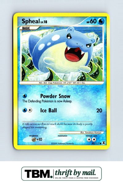 2009 Pokemon Rising Rivals #82/111 Spheal