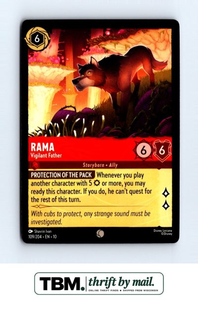 2025 Disney Lorcana Whispers in the Well #109/204 Rama
