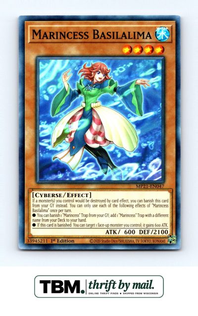 2021 Yugioh #MP21-EN047 Marincess Basilalima