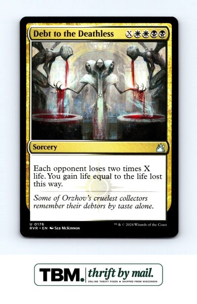 2024 Magic the Gathering Ravnica Remastered #176 Debt to the Deathless