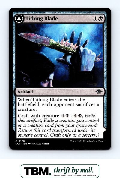 2023 Magic the Gathering The Lost Caverns of Ixalan #128 Tithing Blade