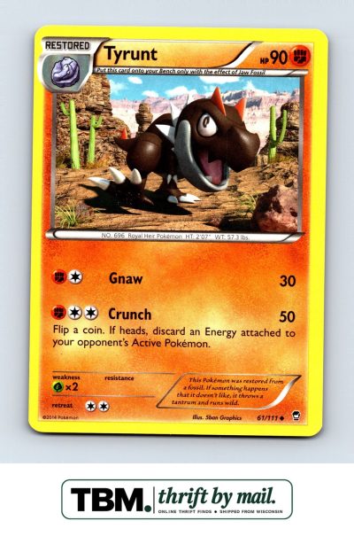 2014 Pokemon XY - Furious Fists #61/111 Tyrunt