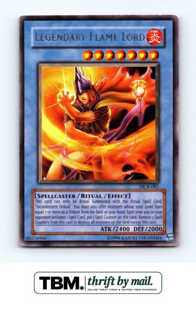 2007 Yugioh #DCR-081 Legendary Flame Lord