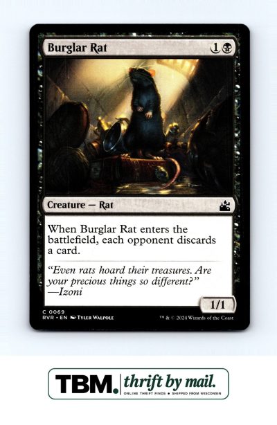 2024 Magic the Gathering Ravnica Remastered #69 Burglar Rat