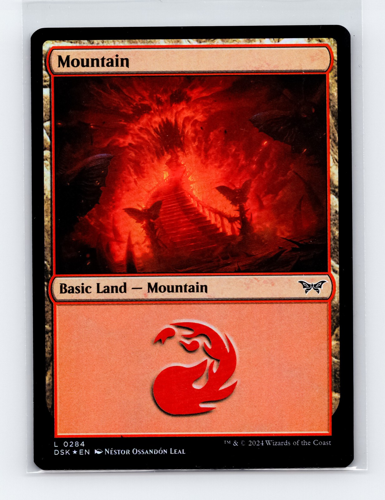 Magic: The Gathering Duskmourn: House of Horror #284 Mountain (0284) Foil
