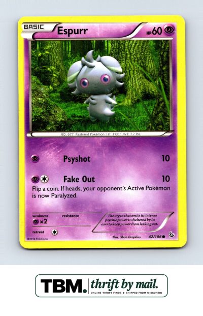 2014 Pokemon XY - Flashfire #42/106 Espurr