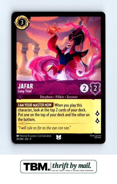 2025 Disney Lorcana Fabled #59/204 Jafar