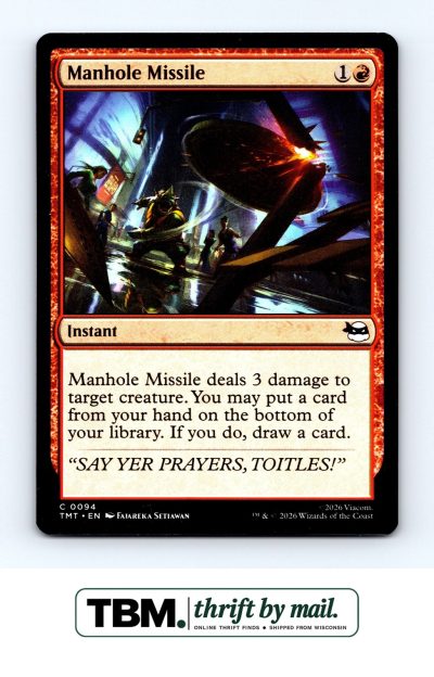 2026 Magic the Gathering Teenage Mutant Ninja Turtles #94 Manhole Missile