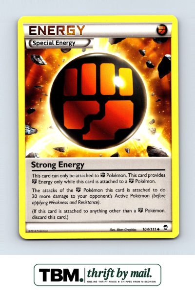 2014 Pokemon XY - Furious Fists #104/111 Strong Energy