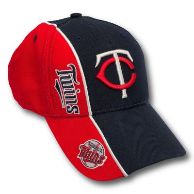 Vintage Twins Enterprise Minnesota Twins MLB Navy Red Structured Baseball Cap OSFA