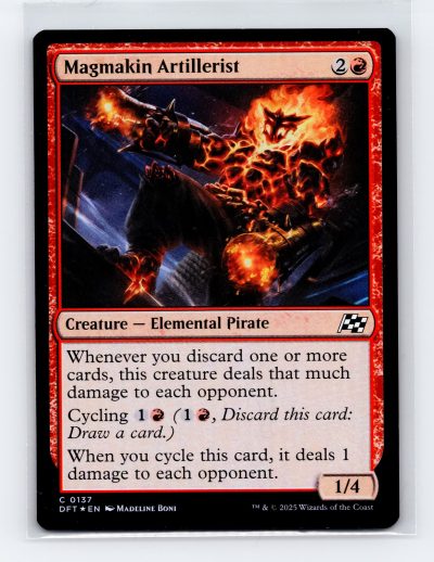 Aetherdrift #137 Magmakin Artillerist Foil