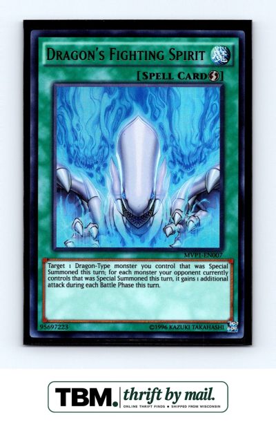 2016 Yugioh #MVP1-EN007 Dragon's Fighting Spirit Foil
