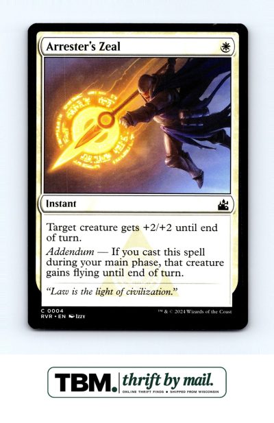 2024 Magic the Gathering Ravnica Remastered #4 Arrester's Zeal