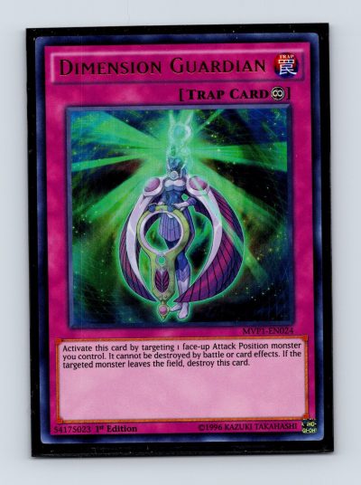 Yu-Gi-Oh! The Dark Side of Dimensions Movie Pack Dimension Guardian MVP1-EN024 Ultra Rare
