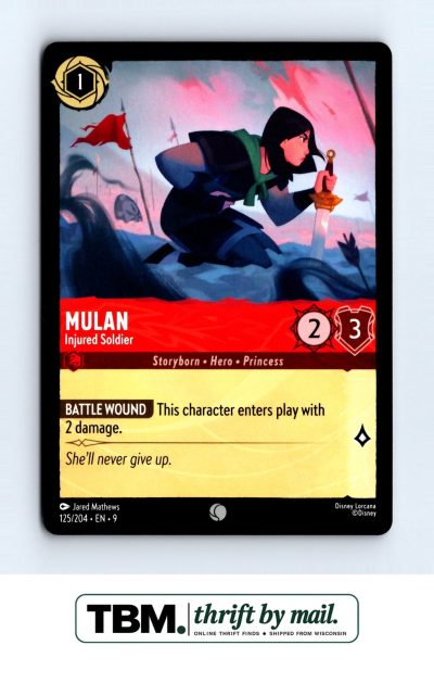 2025 Disney Lorcana Fabled #125/204 Mulan