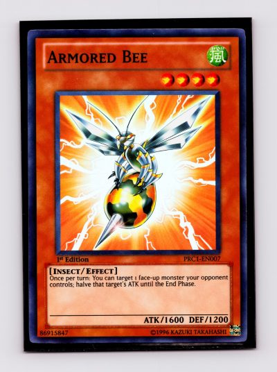 Yu-Gi-Oh! 2012 Premium Collection Tin #PRC1-EN007 Armored Bee Super Rare
