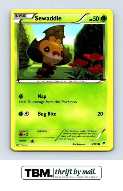 2014 Pokemon XY - Phantom Forces #5/119 Sewaddle