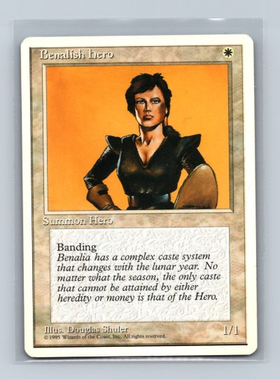 Benalish Hero Fourth Edition Magic The Gathering White Card