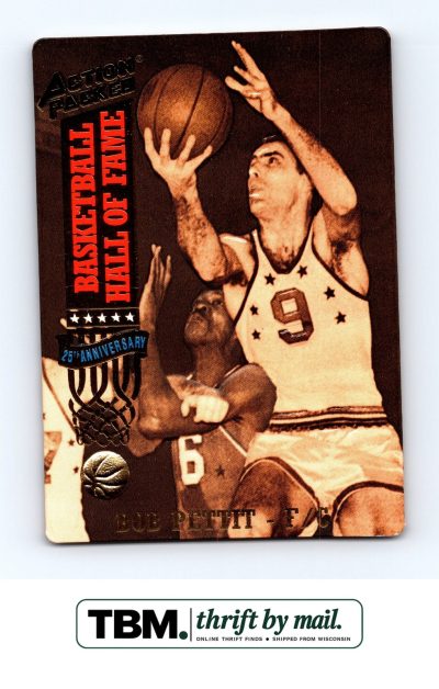 1993 Topps Action Packed Hall of Fame #31 Bob Pettit St. Louis Hawks