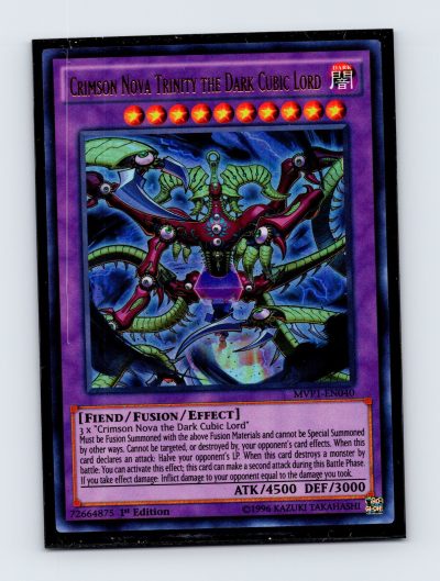 Crimson Nova Trinity the Dark Cubic Lord MVP1-EN040 Ultra Rare Yu-Gi-Oh!