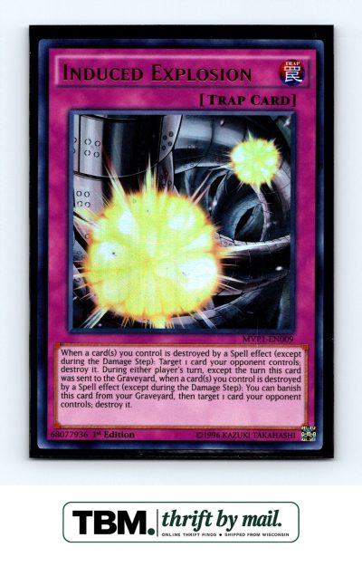2016 Yugioh #MVP1-EN009 Induced Explosion Foil