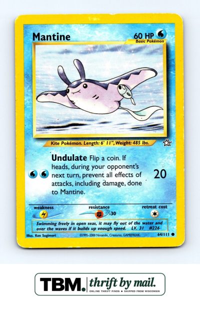 2000 Pokemon Neo Genesis #064/111 Mantine